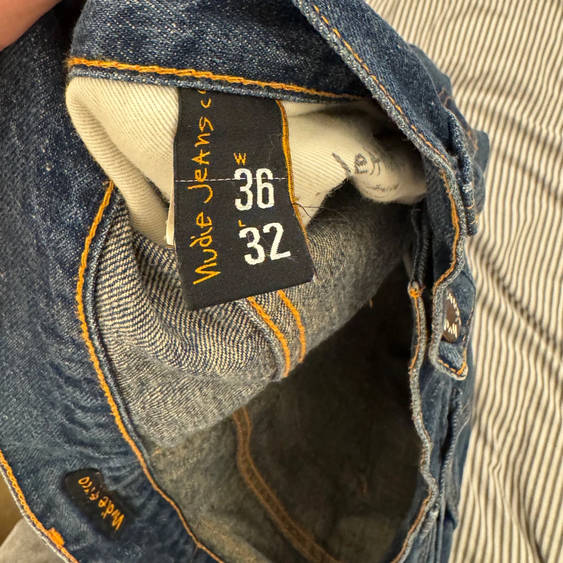 Blå jeans från Nudie Jeans - 92
