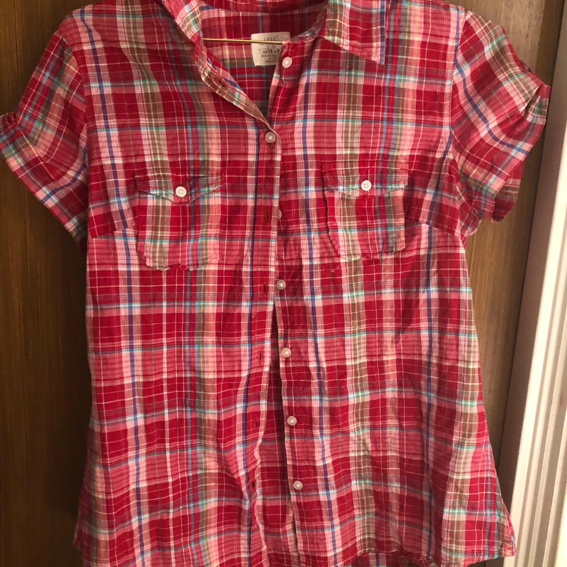 Röd rutig skjorta från L.O.G.G. - 90