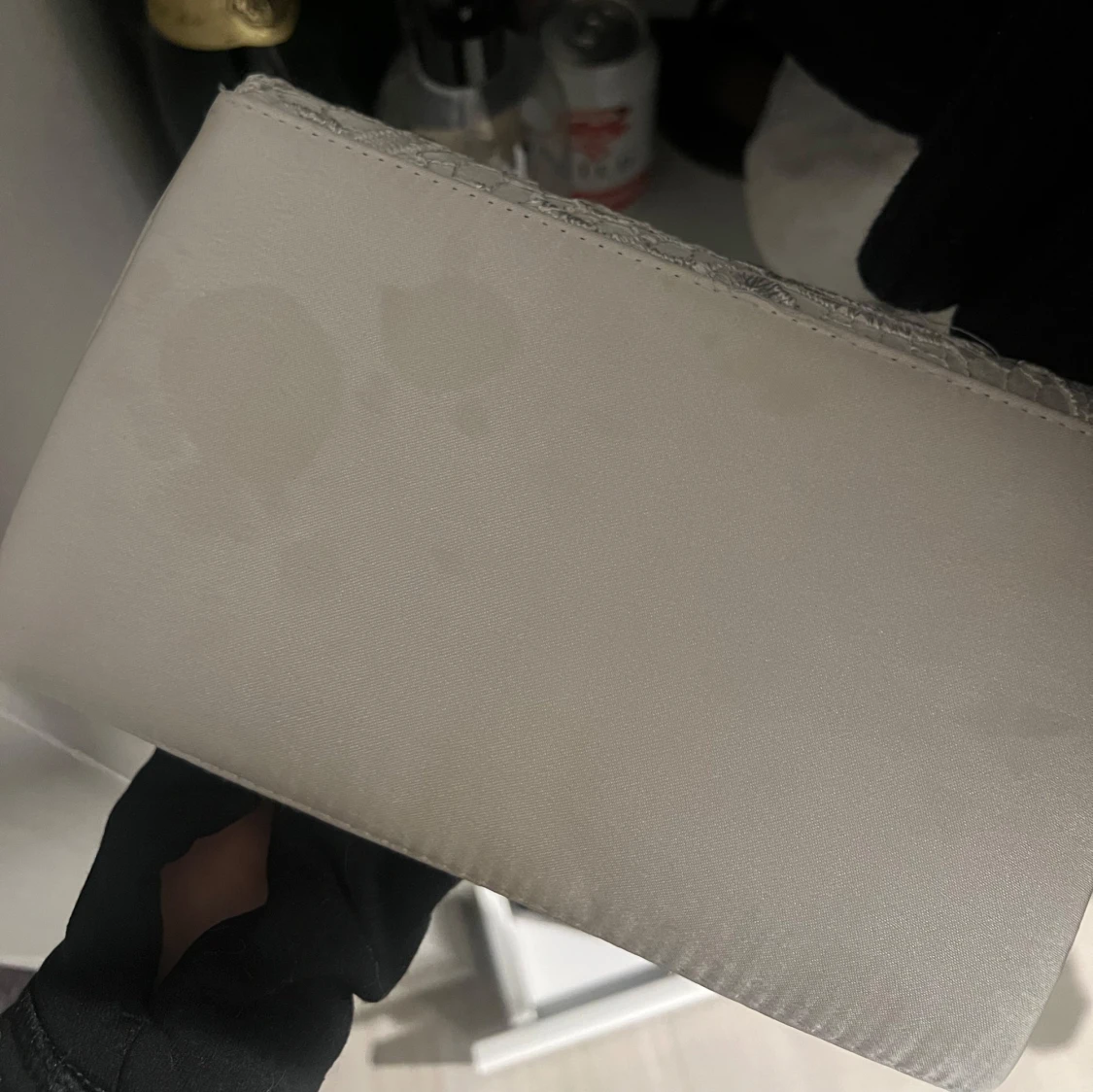 Vit spetskuvertväska - 92