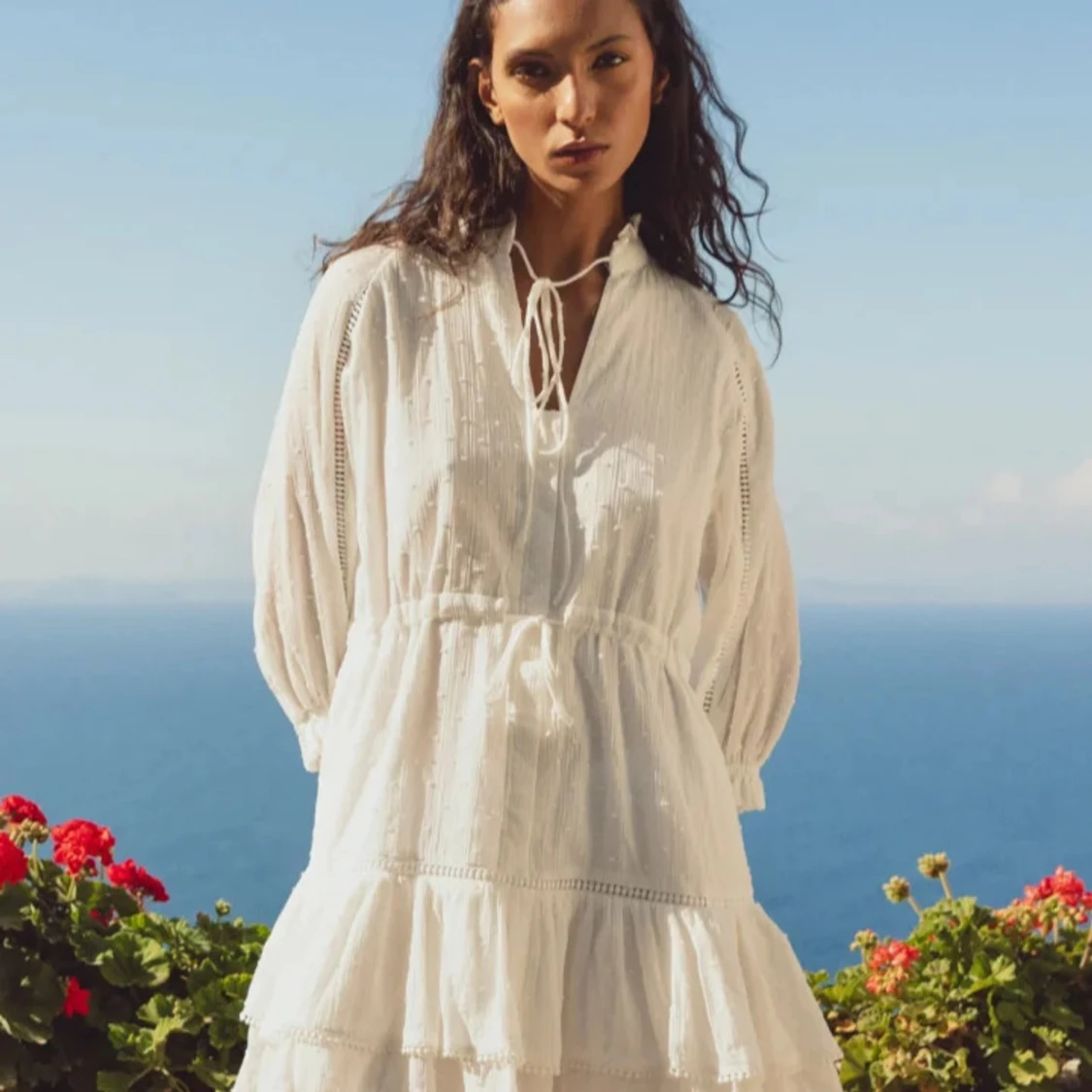 Vit klänning by malina - 90