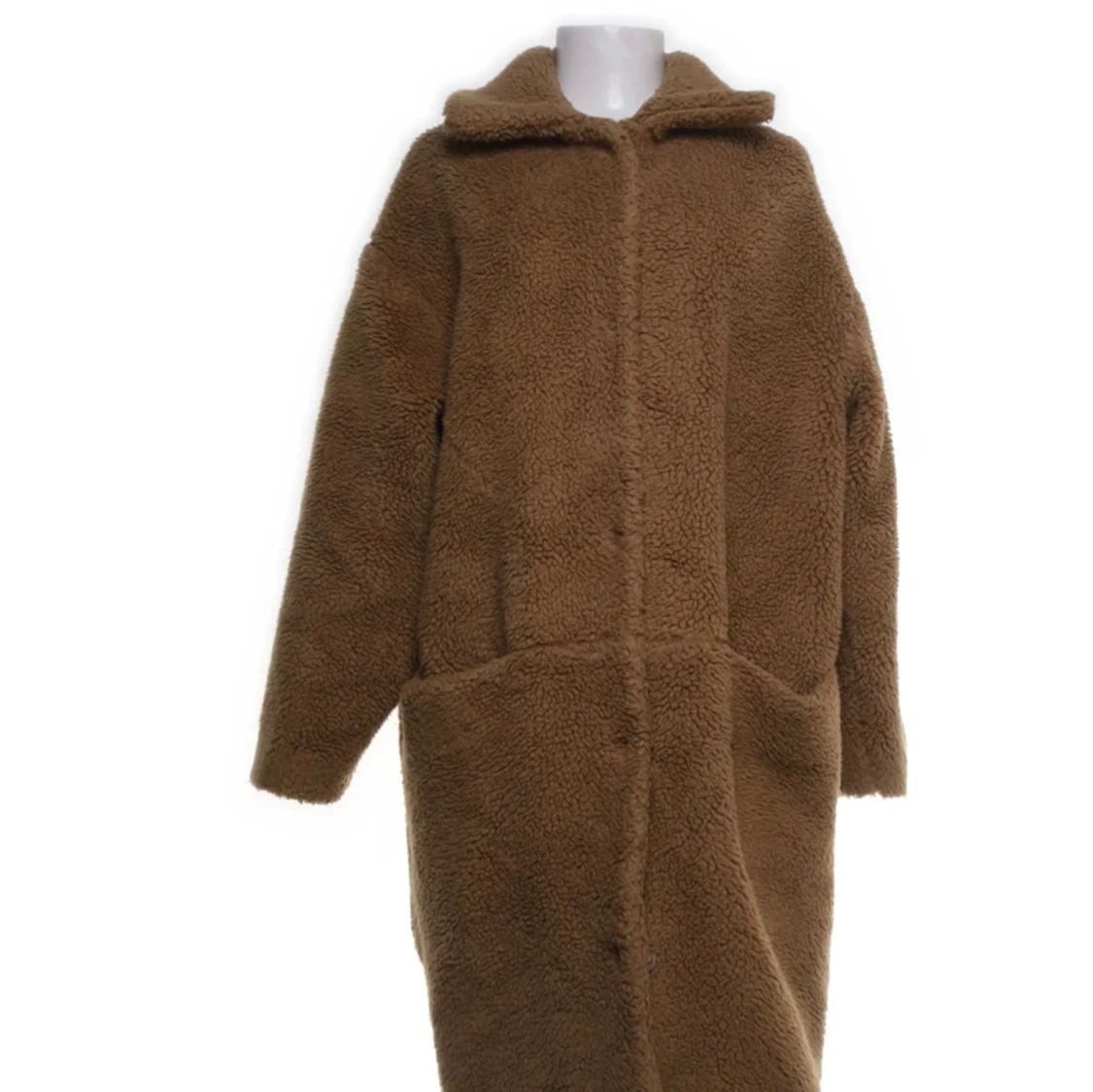 Brun teddyjacka från Peak Performance