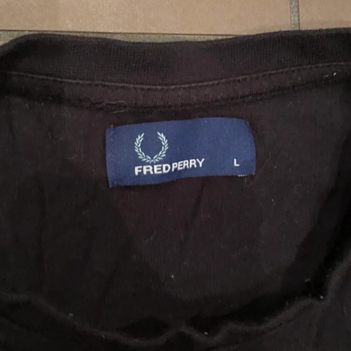 Svart t-shirt från Fred Perry - 90