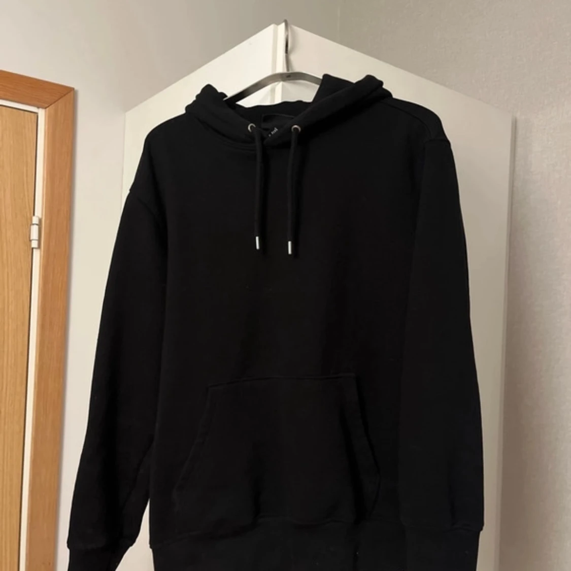 Svart hoodie h&m