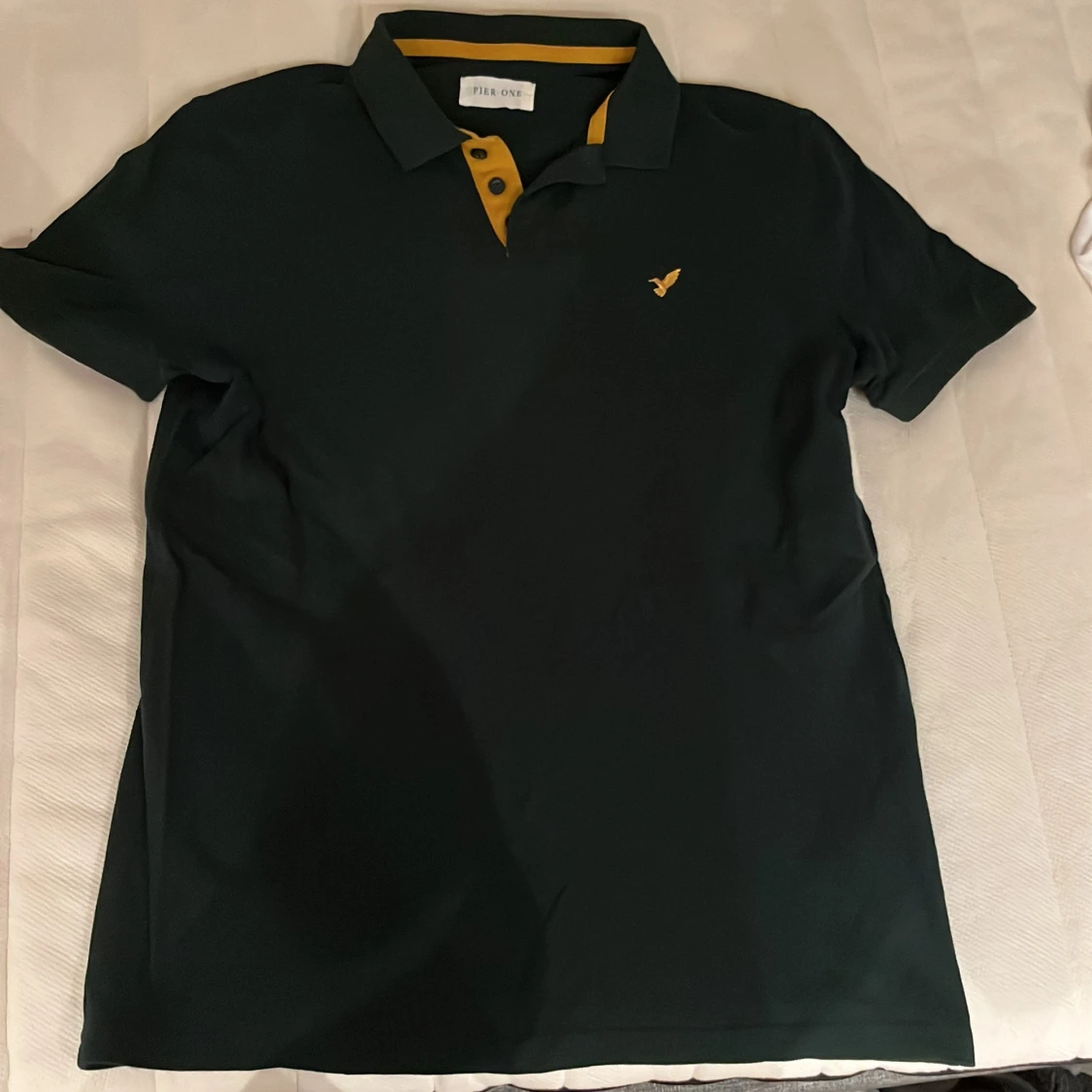 Grön pikétröja från Pier One - 90