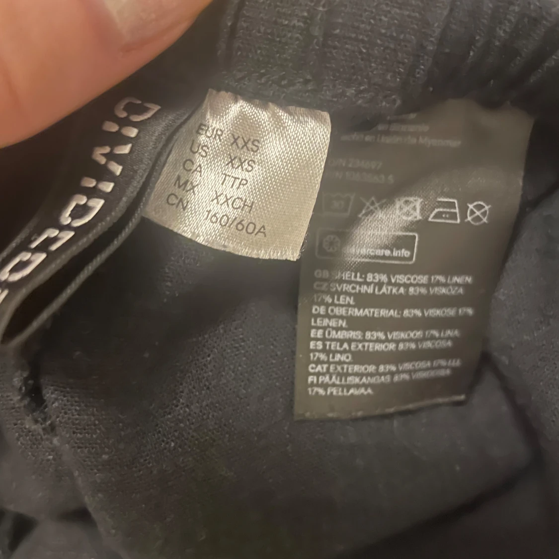 Svarta linnebyxor  - 91