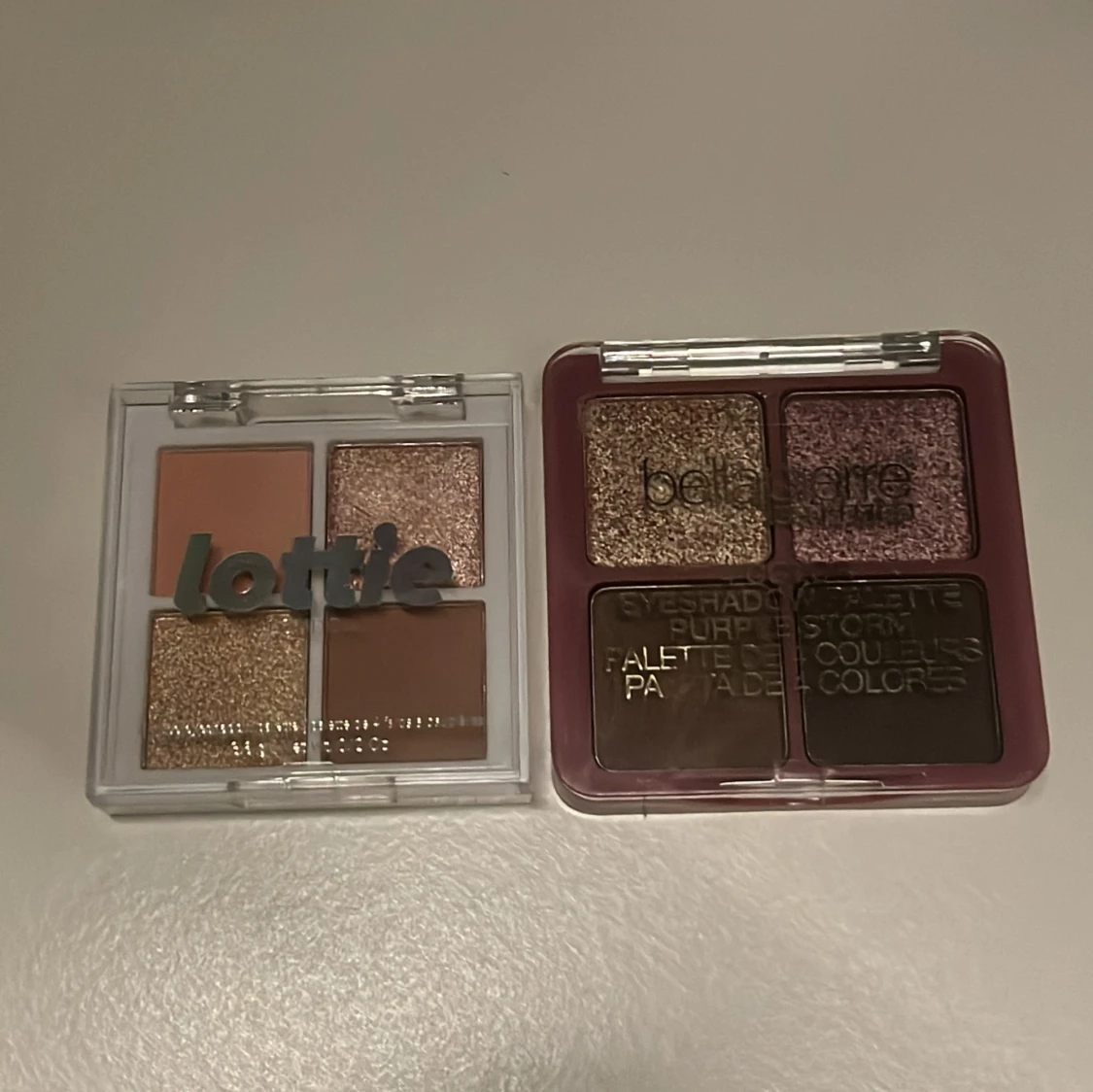 Två ögonskuggspaletter från Lottie och Belle - 90