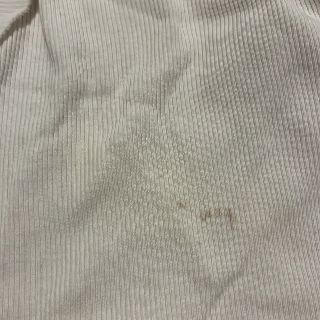 Vit ribbad topp från Zara storlek S - 91