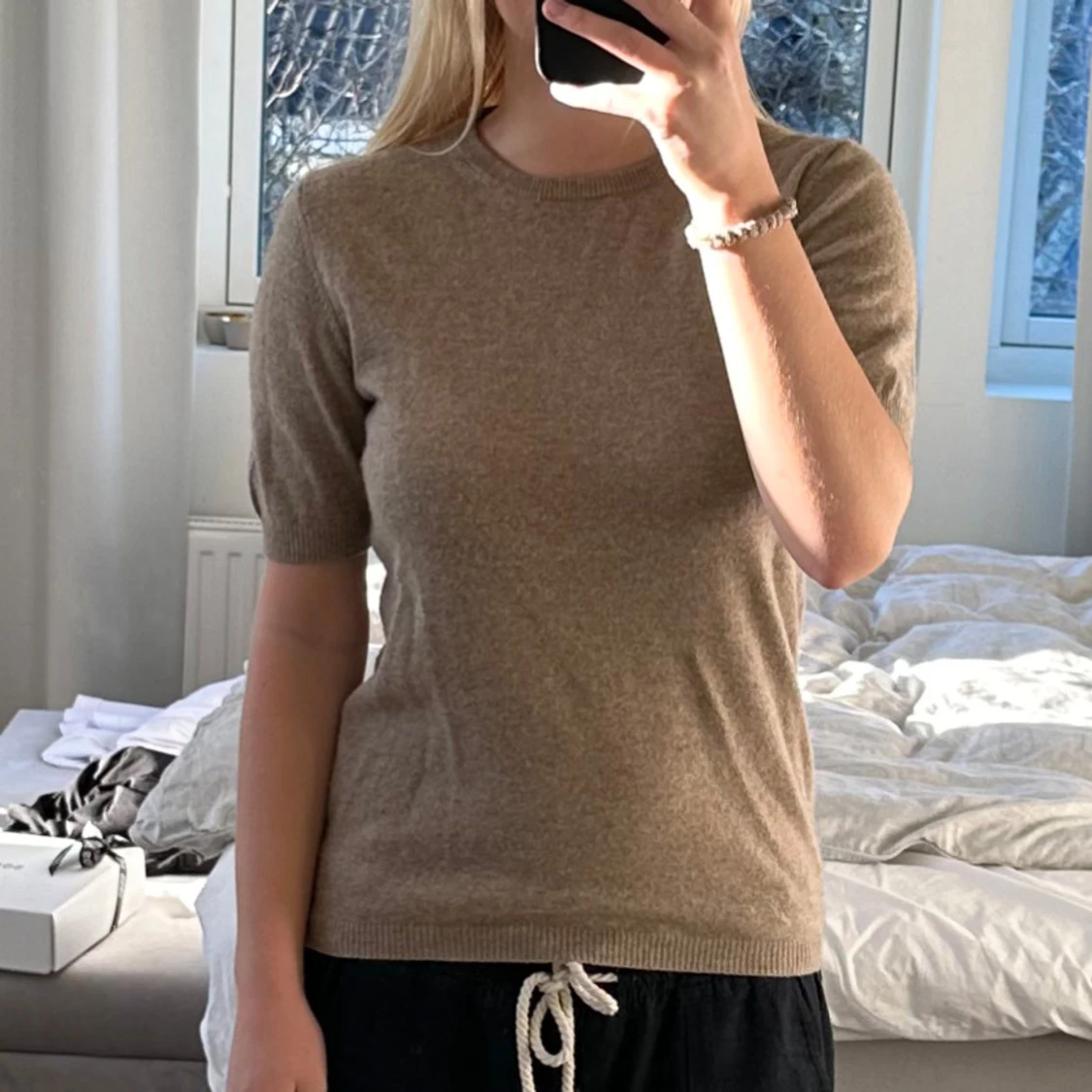 Beige kashmirtröja från Soft Goat - 90