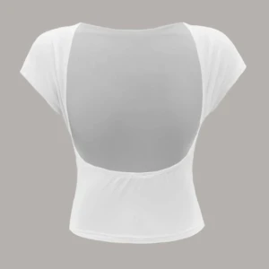 Rygglös topp - Vit rygglös topp som endast är använd 1 gång💞