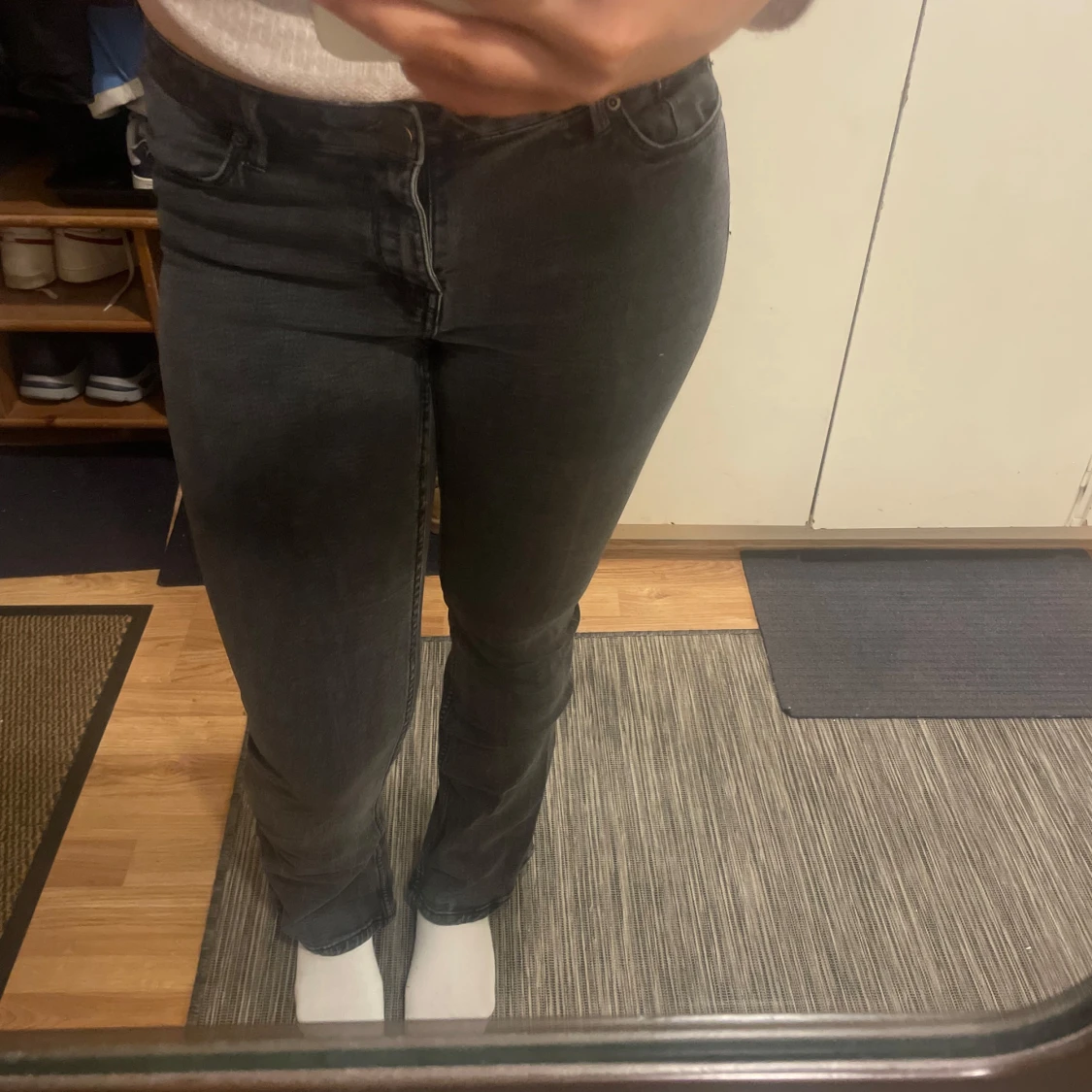 Lågmidjade bootcut jeans - 90
