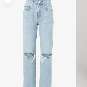 Jeans med hål - Gina tricot jeans i fint skick som aldrig kommer till användning. Strl 34