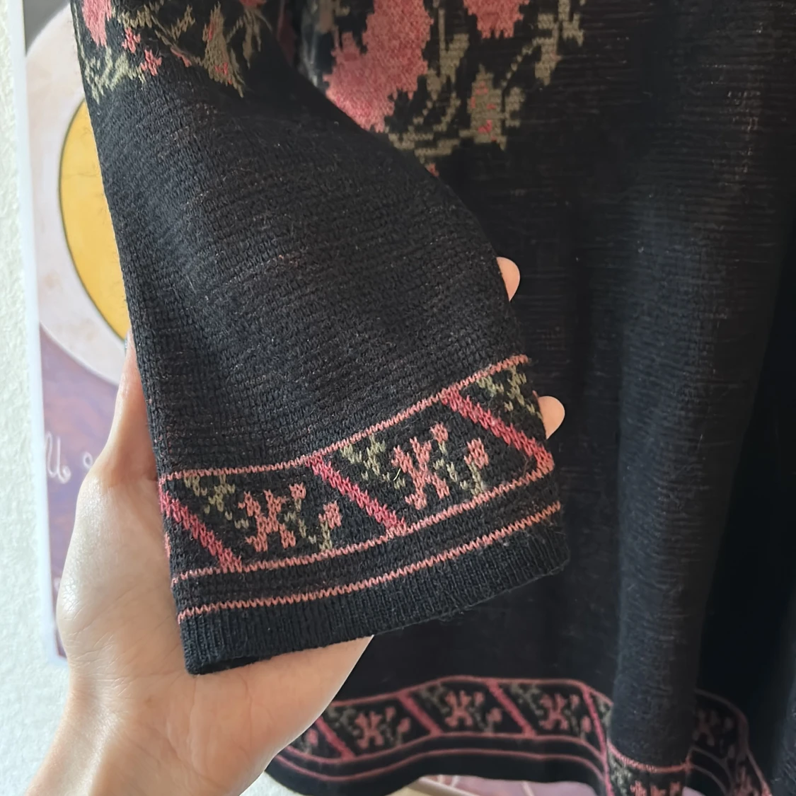 Vintage floral tunic sweater - 2