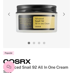 snailcream - säljer pga jag inte gillar formulan,använd ett fåtal gånger,kanske 3-4 och därför blir den lite billigare💞