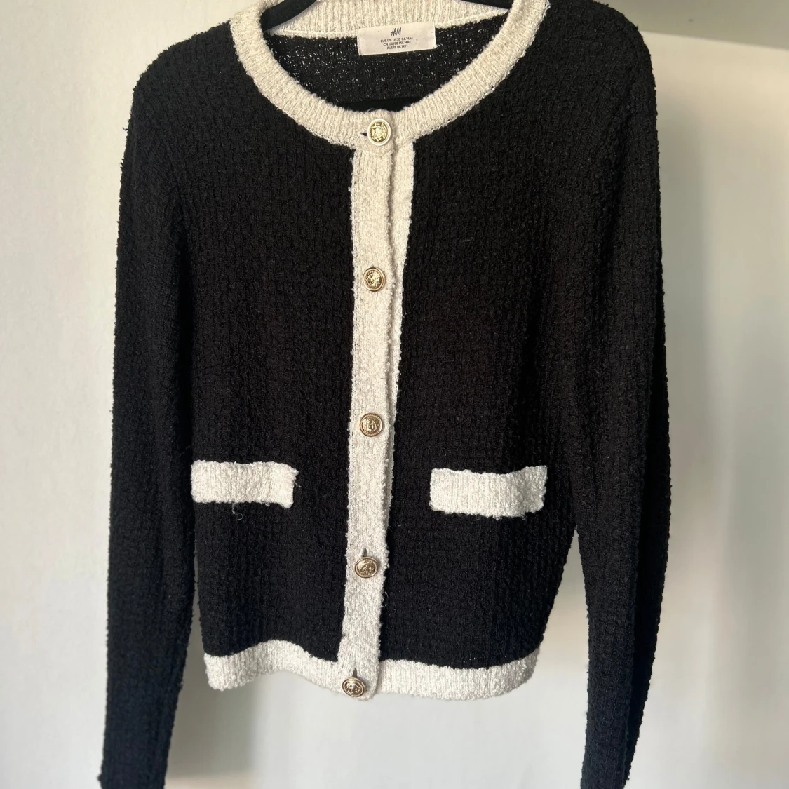 Elegant stickad kofta