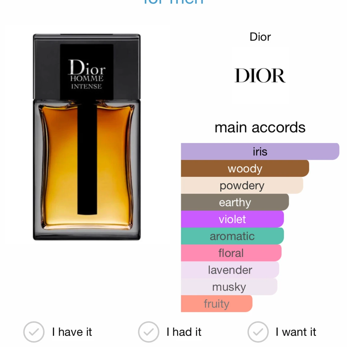 Dior Homme Intense - 90