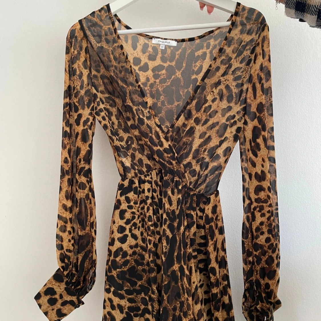 Leopardmönstrad klänning