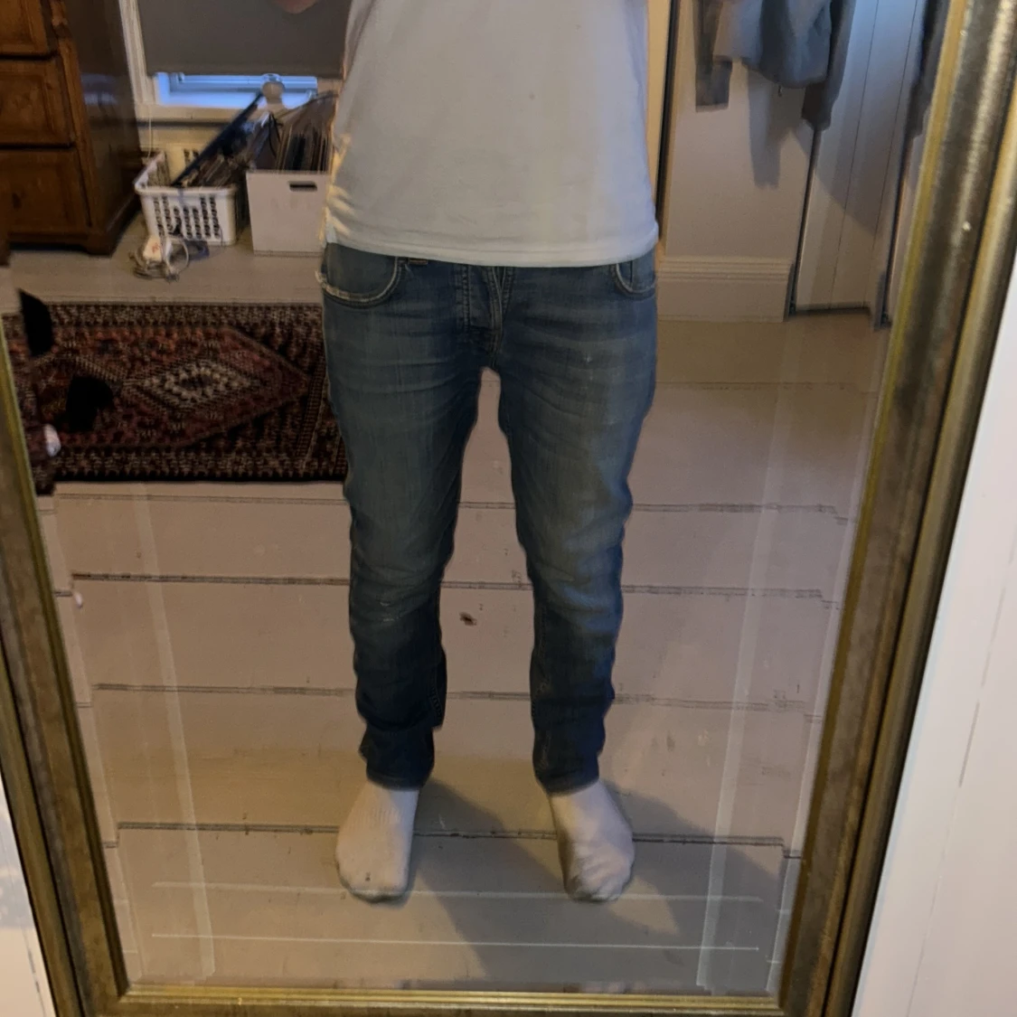 Blå jeans från Nudie Jeans