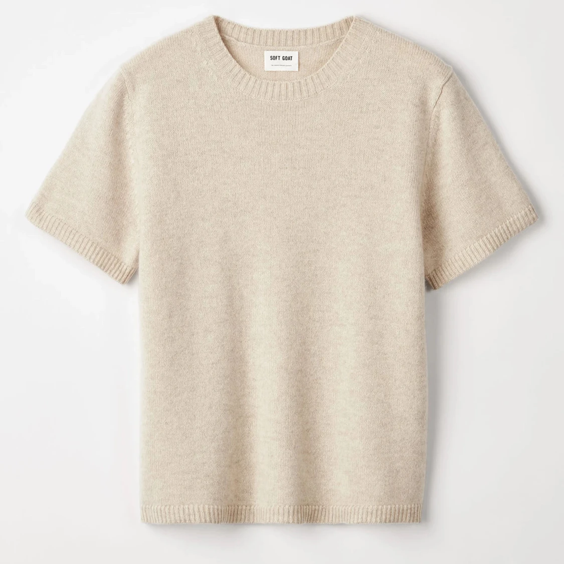 Soft Goat T-shirt beige