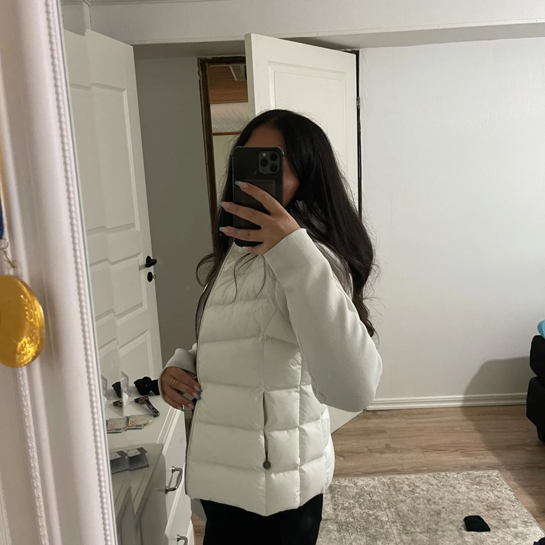 Vit dunjacka från Moncler - 91