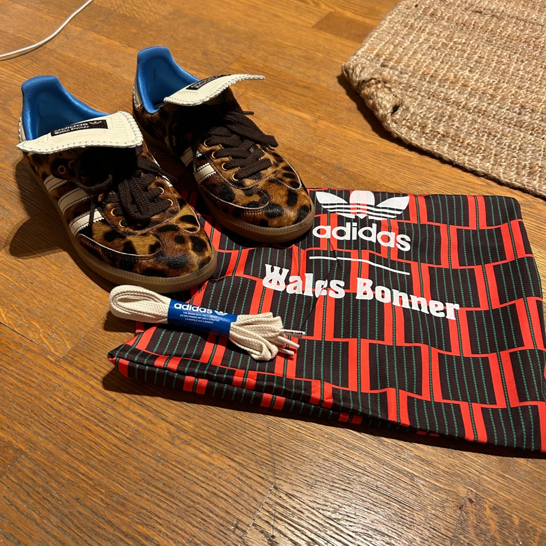 Wales bonner leopard sneakers