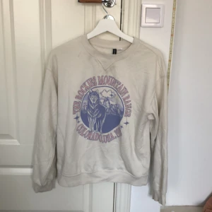Beige sweatshirt H&M - Säljer en beige sweatshirt från H&M.  Perfekt för en avslappnad still. Tröjan har långa ärmar och är i bra skick. Perfekt för höst och vår!