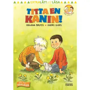 ”Titta en Kanin!” är den nittonde fristående boken i Helena Bross populära serie om kompisarna Axel och Omar. Perfekta böcker för nybörjarläsare med kort text och enkla ord i versaler. Axel och Omar gungar i parken. De drömmer om att få ett eget husdjur. Då ser de något som rör sig. En jättesöt kanin! Tänk om den kunde bli deras? Kadri Ilves varma illustrationer gör det lätt att känna igen sig.HELENA BROSS är en av våra mest uppskattade författare med en hyllad produktion av lättlästa böcker för nybörjarläsare. Hennes böcker om populära Klass 1b räknas numera till klassikerna inom börja-läsa-genren. KADRI ILVES bilder är färgstarka och mjukt lågmälda i bästa Ilon Wikland-tradition.    Format Inbunden   Omfång 60 sidor   Språk Svenska   Förlag Bonnier Carlsen   Utgivningsdatum 2020-01-03   Medverkande Marit Messing   Medverkande Kadri Ilves   ISBN 9789178035755  