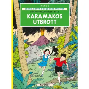 Johan, Lotta och Jocko i nyutgåva! Efter att ha flytt från piraternas undervattensbas har Johan, Lotta och Jocko hamnat på en ö där de med nöd och näppe klarat sig från att bli urbefolkningens nästa skrovmål. Det dröjer dock inte länge innan deras förföljare dyker upp i sin ubåt. Vad de inte vet är att det på ön finns en stor vulkan som är på väg att få ett utbrott. Och plötsligt måste Johan och Lotta försöka rädda både sig själva och piraterna från ett regn av stenar och glödande aska.Efter att Tintins äventyr blivit en succé i början av 1930-talet började Hergé arbeta med berättelserna om Johan, Lotta och Jocko till en fransk veckotidning för ungdomar. Nu kommer de i en ny utgåva i översättning av Björn Wahlberg. Först ut är de två albumen med samlingstiteln Den mystiska strålen.     Format Kartonnage   Omfång 52 sidor   Språk Svenska   Förlag Cobolt Förlag   Utgivningsdatum 2023-09-28   Medverkande Björn Wahlberg   ISBN 9789180580335  