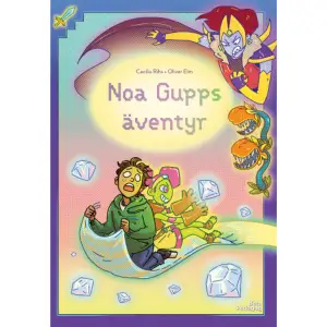 Viktigt meddelande till BittDu måste akta dig! Skurken Bugg vill stjäla ditt magiska svärd! Hon säger att hon är spelets nya härskare och att alla skatter är hennes.Hälsningar NoaNoa Gupps äventyr är den andra delen i en serie roliga och spännande kapitelböcker för barn mellan 6 och 9 år. Noa upptäcker att spelfiguren Bitt är i fara, och hon behöver hans hjälp. Därför är det Noas tur att besöka Bitt i hennes värld. Men hur säkert är det för en människa att vistas i ett dataspel egentligen?Cecilia Rihs är en barnboksförfattare med mycket fantasi. Hennes berättelser är fulla av humor, fartfyllda händelser och spännande karaktärer. Oliver Elm är illustratör och arbetar även inom datorspelsbranschen. Hans bilder är färgstarka och sprudlar av liv och finurliga detaljer.     Format Inbunden   Omfång 59 sidor   Språk Svenska   Förlag Beta Pedagog AB   Utgivningsdatum 2023-01-17   Medverkande Oliver Elm   ISBN 9789188871459  