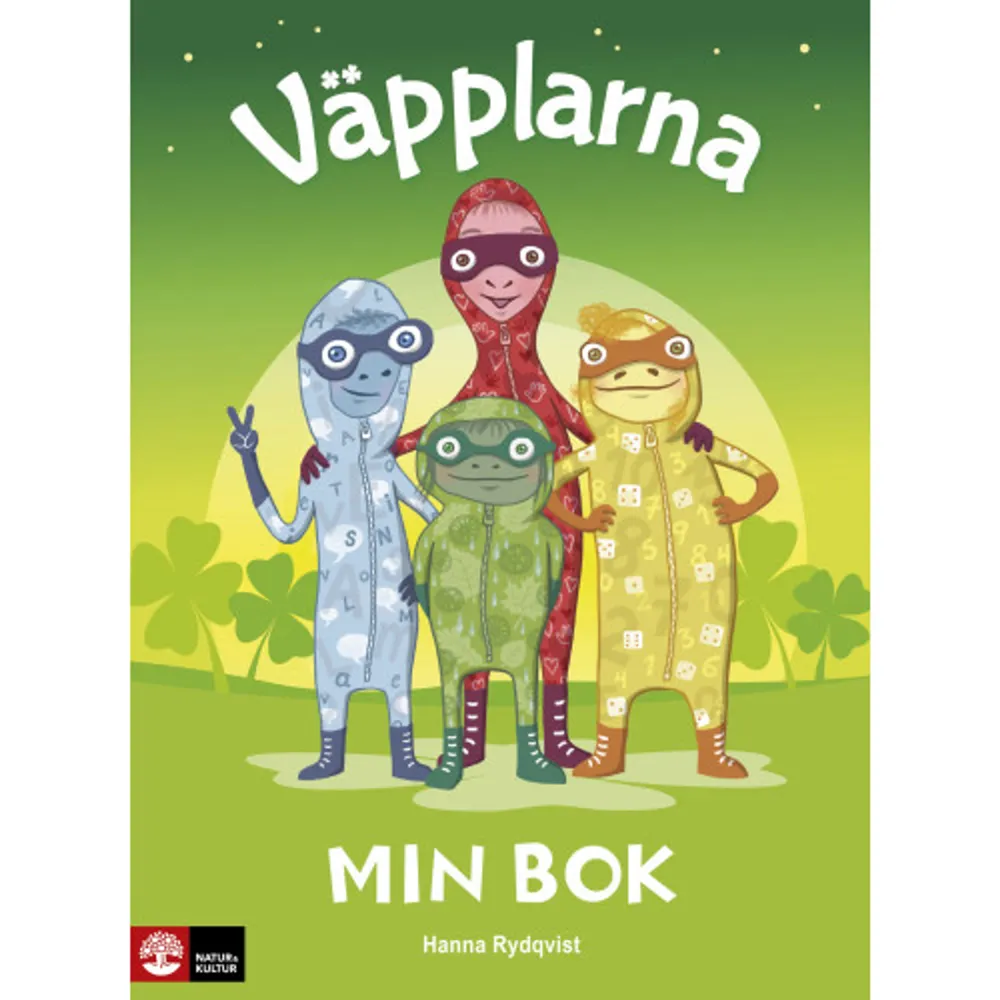 Äntligen ett material för femåringarna i förskolan! Det här är ett arbetsmaterial som utmanar de äldsta barnen i förskolan och svarar mot strävansmålen i den nya läroplanen. Väpplarna är tänkt att användas med de äldsta barnen under deras sista år på förskolan. Materialet är tydligt och gediget med mängder med övningar som på ett lustfyllt sätt utmanar de äldsta barnen inom språk, matematik, NO/teknik samt socialt samspel. Till Väpplarna finns en gedigen handledning och en arbetsbok för barnen som befäster deras kunskap. Min bok Min bok är en arbetsbok som används som en förlängning av barngruppens övningar och fördjupar arbetet som finns i handledningen. Boken används cirka en gång i veckan och kan även fungera som underlag vid utvecklingssamtalet. Observera att i en del av övningarna ska barnen klistra in bilder. Dessa finns som kopieringsunderlag i handledningen. Format Häftad Omfång 40 sidor Språk Svenska Förlag Natur & Kultur Läromedel och Akademi Utgivningsdatum 2019-04-03 Medverkande Micaela Favilla ISBN 9789127453708 . Böcker.