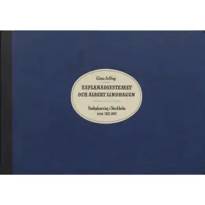 Bokens undersökning har som utgångspunkt det radikalt syftande stadsplaneförslag som på 1860-talet utformades under ledning av justitierådet Albert Lindhage. Den Lindhagenska planen kom att ligga till grund för en genomgripande stadsplanering enligt esplanadsystemets idé och vi får här en presentation av planens ursprung och genomförande. Regleringsarbetes faser kan även avläsas i det stora antal kartor över Stockholm som medföljer boken.    Format Inbunden   Språk Svenska   Utgivningsdatum 1970-01-01   ISBN 9789149029530  