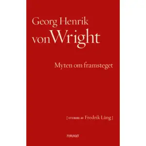 Hur påverkar vetenskap och teknik oss? I sin intellektuella självbiografi Myten om framsteget från 1993 ifrågasätter Georg Henrik von Wright de allmänt antagna idéerna om tekniska framsteg och samhällsutveckling som naturliga och oundvikliga. Han lyfter även fram hotbilderna och den oro de för med sig: möjligheterna att människan som art står inför sin egen undergång och de negativa följderna av den industriella produktionsformen. I den självbiografiska texten Filosofin är mitt liv berättar von Wright också om sin tidiga kunskapsbana: om 13-åringen som efter en konvalescentperiod i Italien inser att han vill bli filosof. Studierna i filosofi vid Helsingfors universitet för Eino Kaila fortsätter i Cambridge, där von Wright så småningom får möjlighet att ta del av Ludwig Wittgensteins föreläsningar. Långt senare vill Wittgenstein att von Wright, då professor i Helsingfors, ska efterträda honom. Efter att först ha skickat in sin ansökan drar von Wright tillbaka den eftersom Finland verkar bevara sin självständighet (året var 1945). Tre år senare blir han erbjuden tjänsten utan ansökan och inte ens en mycket viljestark person hade väl i den situationen kunnat motstå det smickrande erbjudandet. I boken ingår ett efterord av Fredrik Lång.    Format Danskt band   Omfång 196 sidor   Språk Svenska   Förlag Förlaget M   Utgivningsdatum 2023-08-01   ISBN 9789523335639  