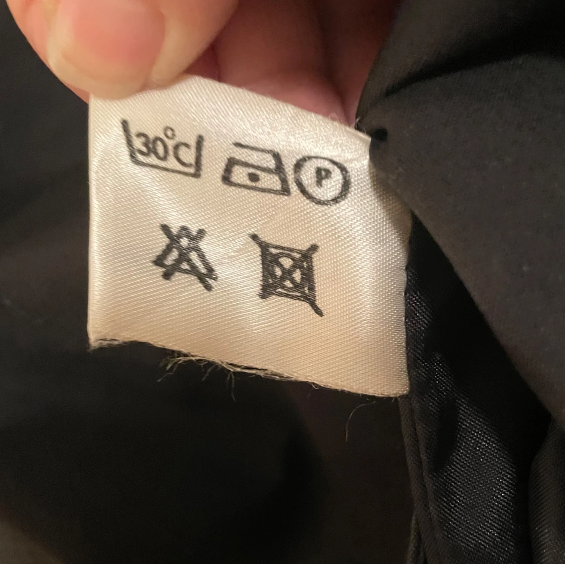 Svart lång kappa - 91