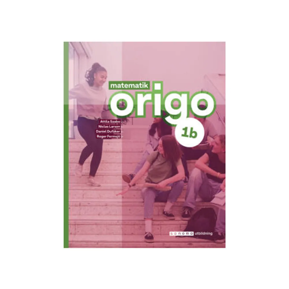 Det här läromedlet är i enlighet med Gy21 men går även att använda till Gy25. En ny upplaga helt anpassad till Gy25 börjar publiceras i januari 2025.  Den här upplagan av Matematik Origo är en komplett serie matematikböcker skrivna för den reviderade ämnesplanen 2021. Matematik Origo gör det lätt att arbeta med problemlösning, resonemang och förståelse. Varje avsnitt inleds med en teorigenomgång och ett antal noggrant utvalda exempel. Vår övertygelse är att förståelse skapar den motivation som behövs för att eleverna ska lyckas med sina matematikstudier. Detta syns bland annat i vår strävan att göra genomgångar och exempel begripliga för alla, utan att för den skull väja för det som elever kan uppfatta som svårt. För att göra det möjligt för dig som lärare att arbeta med klassen samlad kring ett matematiskt moment, innehåller varje avsnitt varierade uppgifter på tre olika nivåer. På varje nivå varvas färdighetsträning med uppgifter som tränar problemlösning och resonemangsförmåga. Här finns rikligt med uppgifter, både för den elev som behöver enkla ingångar och för den elev som behöver utmaningar. Varje kapitel avslutas med en mängd användbara resurser för repetition och fördjupning av det matematiska innehållet, bland annat en tankekarta, fördjupande uppgifter och ett kapiteltest. Till varje elevbok hör ett gediget lärarstöd i form av en Lärarguide och kopieringsmaterialet Prov, Övningsblad och Aktiviteter.    Format Häftad   Språk Svenska   Utgivningsdatum 2021-06-08   Medverkande Niclas Larson   Medverkande Roger Fermsjö   Medverkande Daniel Dufåker   ISBN 9789152359082  . Böcker.