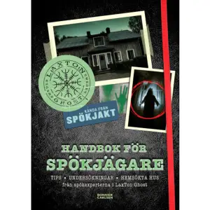 Misstänker du att det spökar på hemma, hos din kompis eller i skolan? Varför inte ta reda på det själv – med hjälp av Spökjägarens handbok!Tony och Niclas i Laxton Ghost jobbar som spökjägare och syns i bland annat prisbelönta TV-programmet Spökjakt med Jocke och Jonna. I den här boken berättar de hur det går till när de undersöker gamla hus. De visar också sin utrustning, delar med sig av sina bästa tips och berättar om vad de själva har varit med om när de besökt Sveriges mest hemsökta hus.Du behöver inte tro på spöken för att läsa och rysa till Spökjägarens handbok! Efter läsningen, använd fyll-i-delen i boken och gör en egen undersökning. Om du törs...    Format Inbunden   Omfång 112 sidor   Språk Svenska   Förlag Bonnier Carlsen   Utgivningsdatum 2021-10-04   Medverkande Niclas Laaksonen   Medverkande Hanna Säll Everö   ISBN 9789179750336  