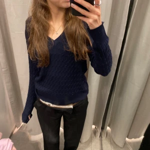 Kabelstickad tröja - Så fin långärmad tröja från Zara 💗 Storlek S😊