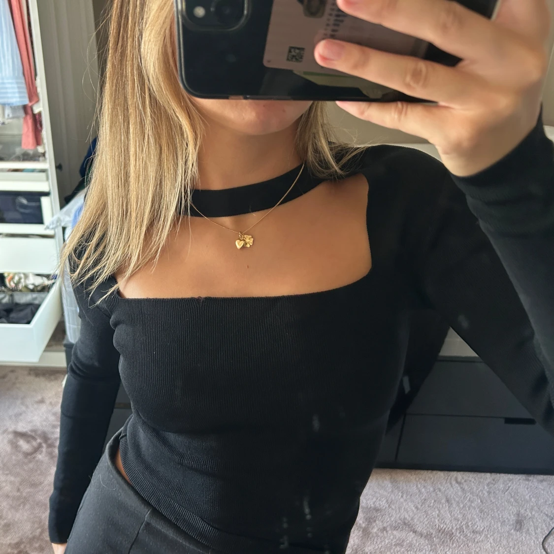 Svart Zara topp - 90