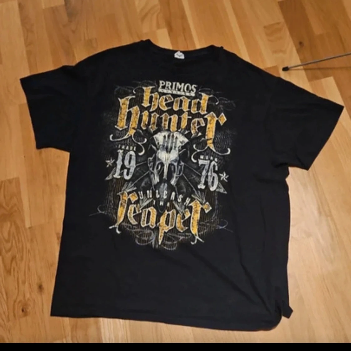 Svart t-shirt med tryck