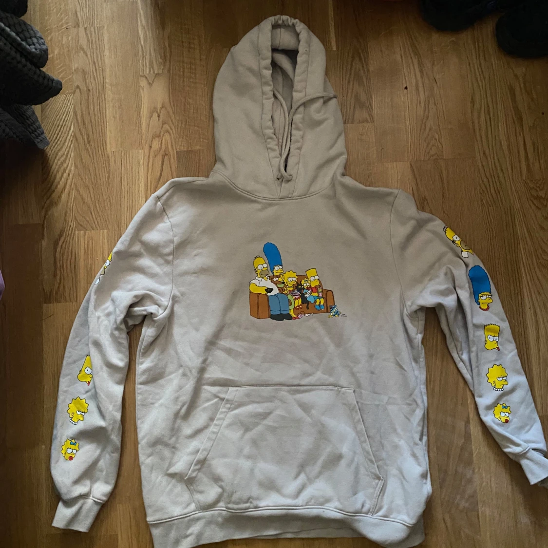 Beige Simpsons Hoodie 