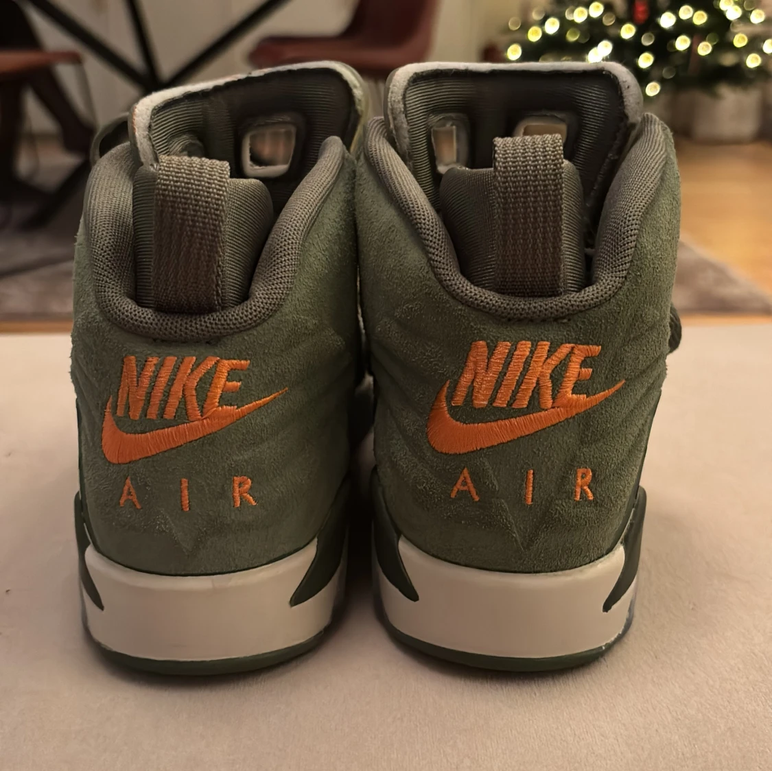 Gröna Nike Air jorden sneakers basket skor   - 92