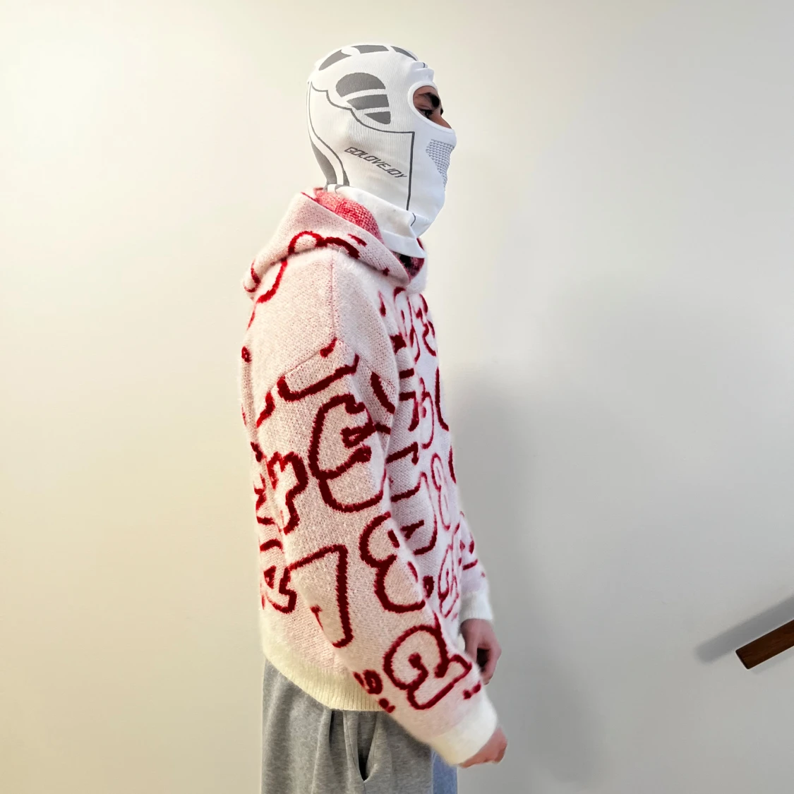 Y2k baggy/knittes hoodie - 92