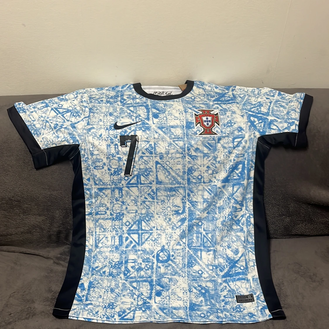 Portugal fotbollströja med nummer 7