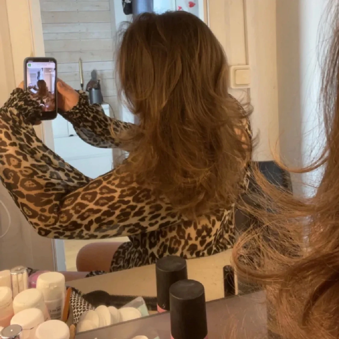 Leopardmönstrad klänning - 93