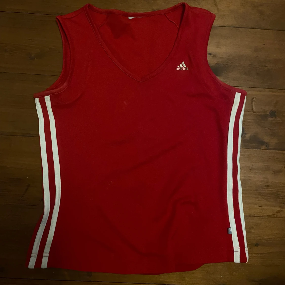 Rött adidas linne - 90