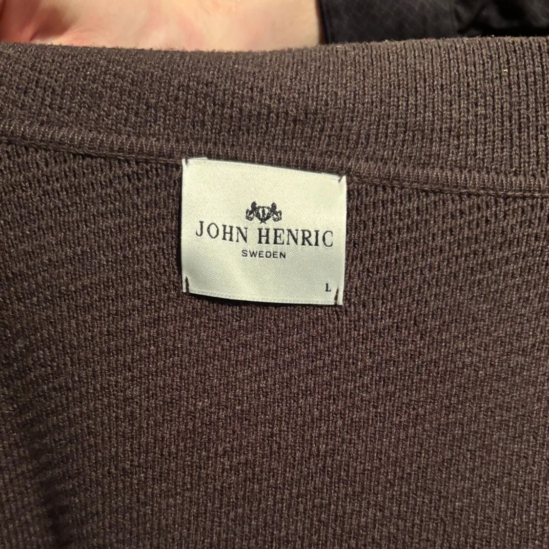 Brun stickad kavaj från John Henric - 2