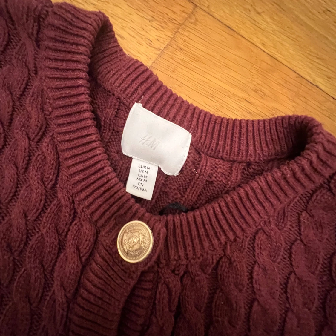 Vinröd kofta från H&M - 2