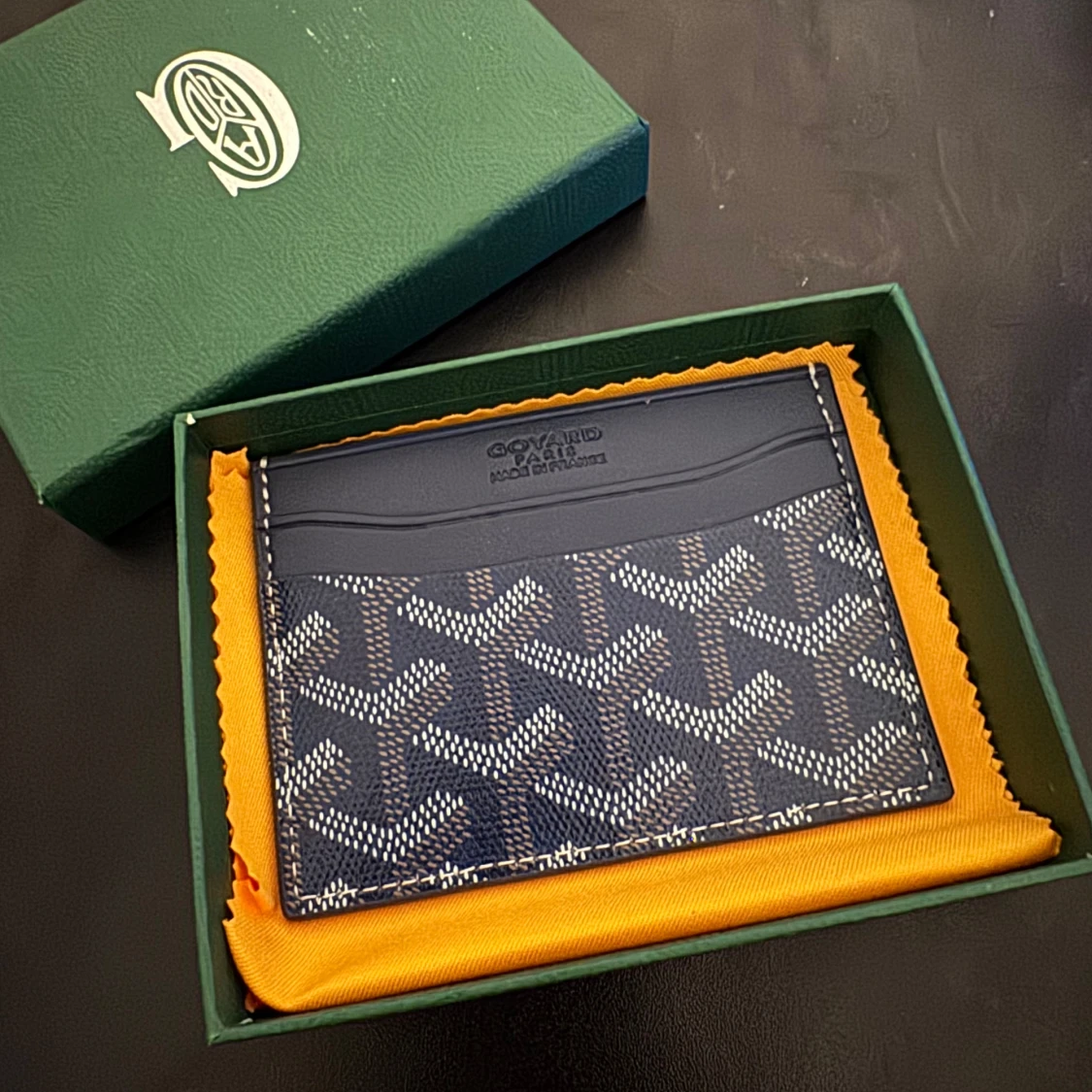 Marinblå Plånbok - 1