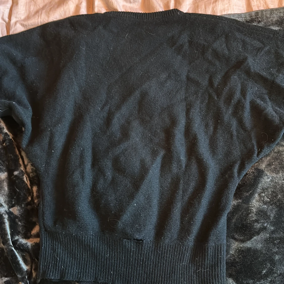 Stickad tjocktröja  - 90