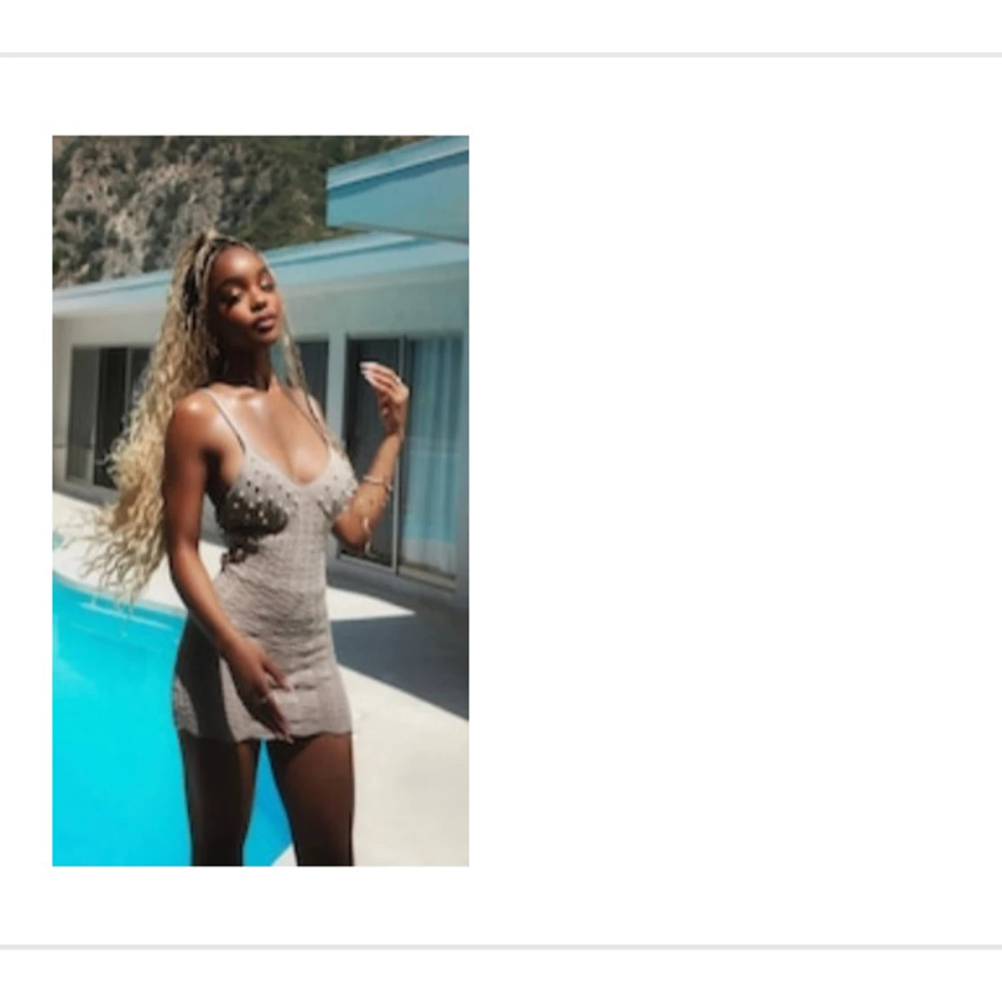 plt klänning med pärlor - 92