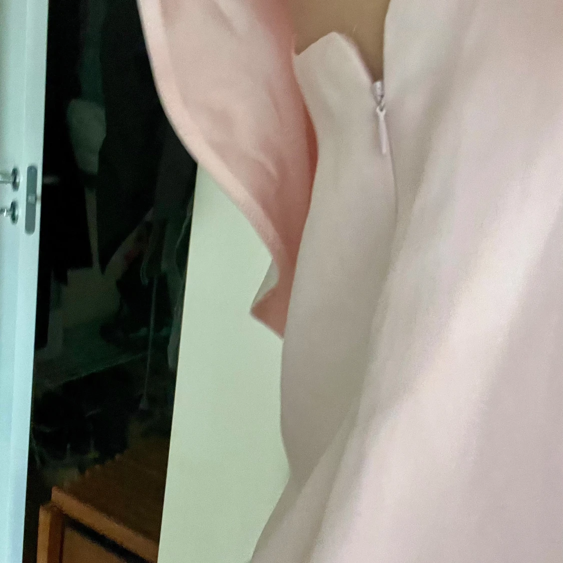 Ljusrosa off-shoulder topp - 93