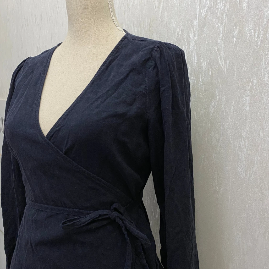 Klänning i linnetyg - 90